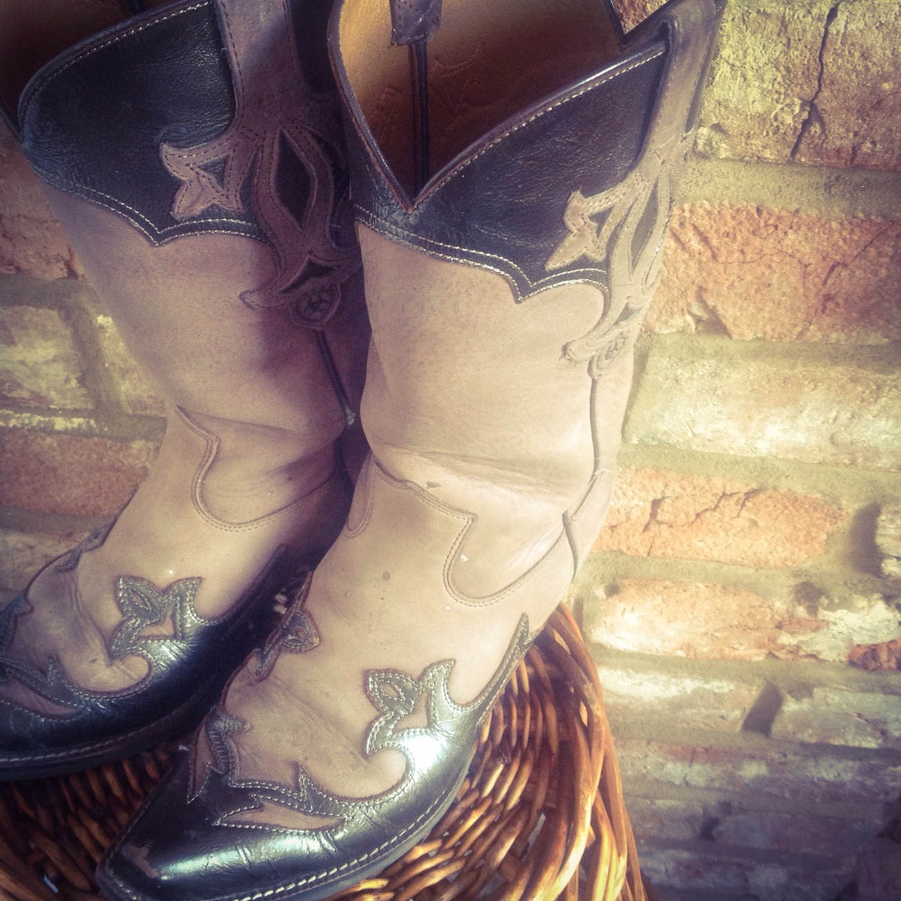My beloved old cowboy boots from Nashville